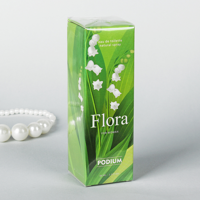 Туалетная вода женская Podium Flora, 60 мл