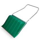 Движок пластиковый, размер ковша 75 × 55 см, металлическая планка, цвет МИКС - фото 800086287