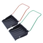 Движок пластиковый, размер ковша 75 × 55 см, металлическая планка, цвет МИКС - фото 800086288