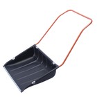 Движок пластиковый, размер ковша 75 × 55 см, металлическая планка, цвет МИКС - фото 800086289