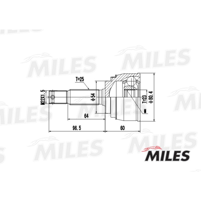 Шрус наружный MILES GA20264