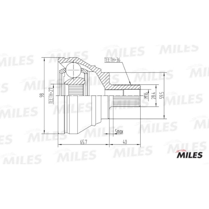 Шрус наружный MILES GA20024