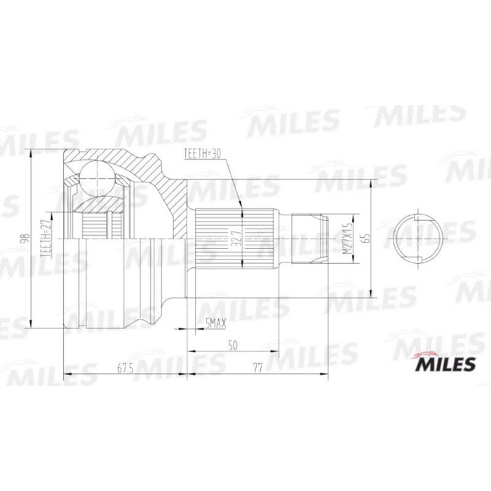 Шрус наружный MILES GA20042