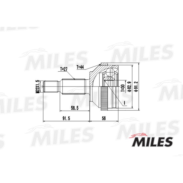 Шрус наружный MILES GA20115