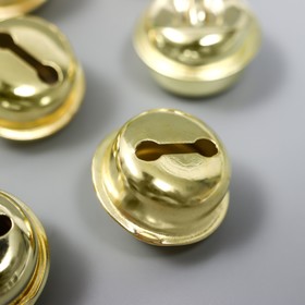 Набор декора для творчества "Колокольчики золото" набор 15 шт 1х2х2 см