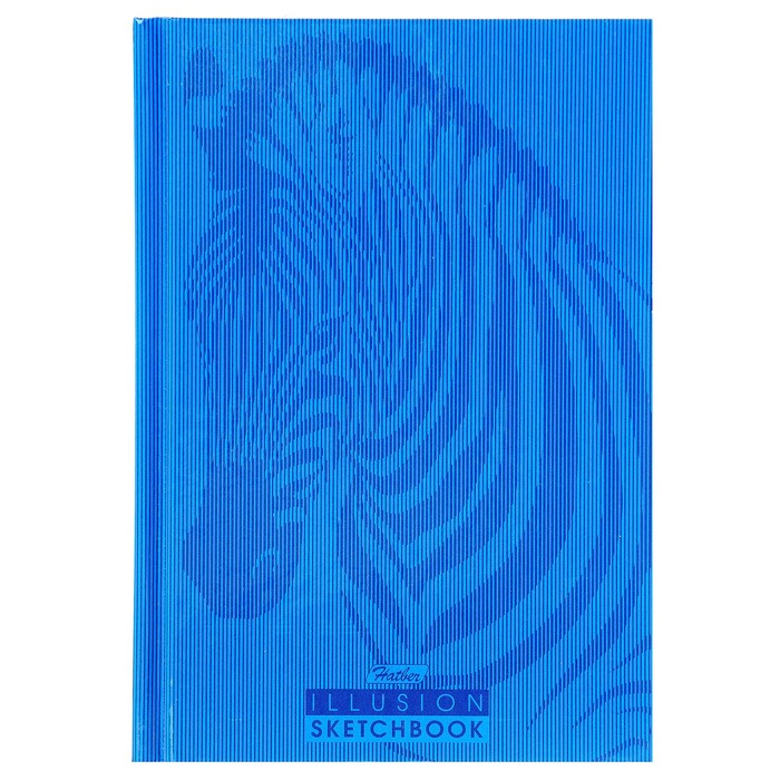 Бизнес-блокнот (скетчбук) А6, 80 листов &quot;Иллюзия&quot;, твёрдая обложка, блок 100 г/м2
