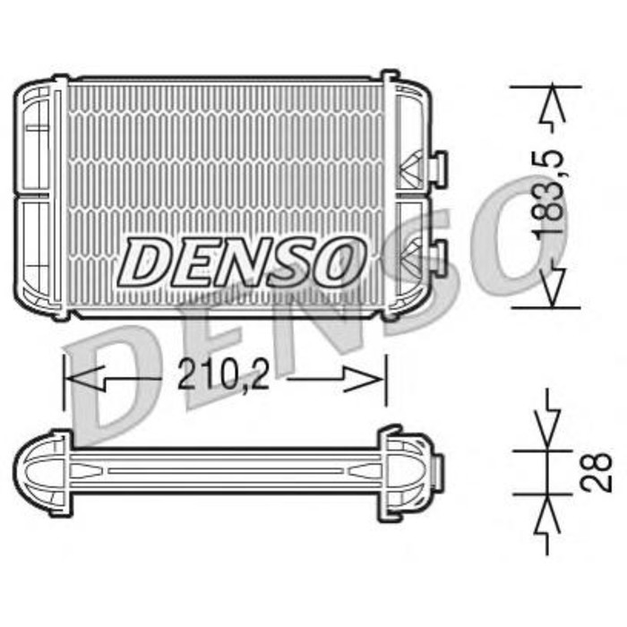 Радиатор отопителя Denso DRR20004