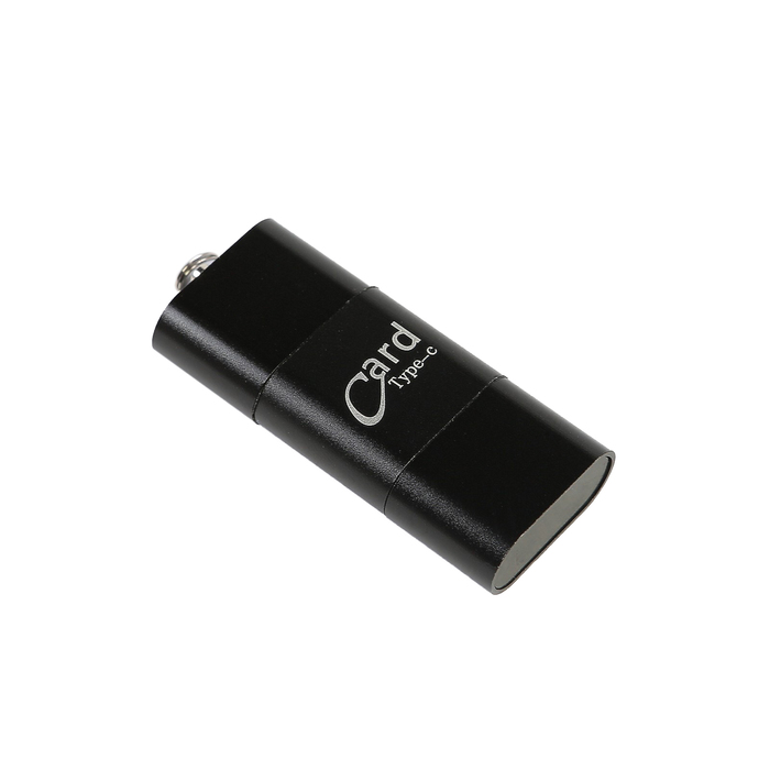 Картридер, Type-C и USB подключение, слот microSD, ушко для подвески, цвет микс