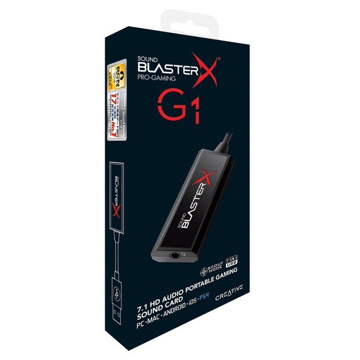 Внешняя звуковая карта creative sound blasterx g1