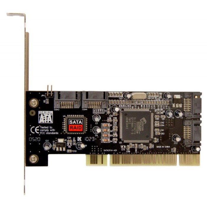 Контроллер PCI SIL3114 4xSATA