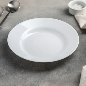 Тарелка суповая Everyday, d=22 см, цвет белый