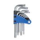 Набор ключей ТУНДРА, TORX Tamper, CrV, TT10 - TT50, 9 шт. 2354395 - фото 65461