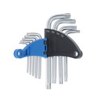 Набор ключей ТУНДРА, TORX Tamper, CrV, TT10 - TT50, 9 шт. 2354395 Набор ключей ТУНДРА, TORX Tamper, CrV, TT10 - TT50, 9 шт. 2354395