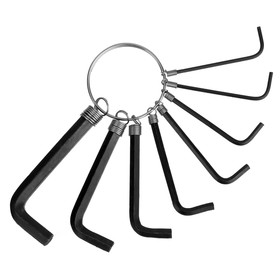 Набор ключей шестигранных на кольце LOM, 1.5 - 6 мм, 8 шт.
