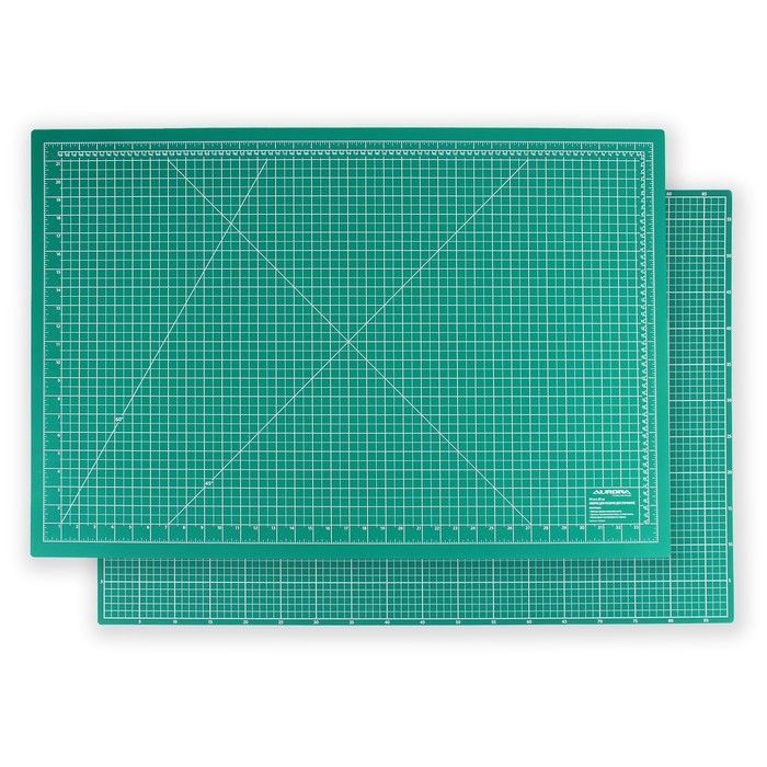 Мат для резки двусторонний, формат А1, цвет зелёный