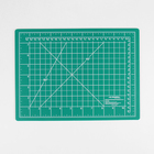 Мат для резки, двусторонний, 30 × 22 см, А4, цвет зелёный - фото 7149565
