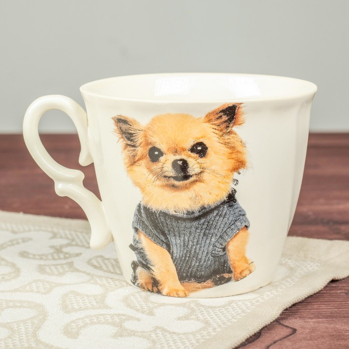 Dogs cup. Собачка в чашке. Кружки с собачками. Чашки для собак. Красивые кружки с собаками.