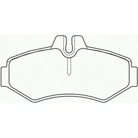 Колодки тормозные дисковые BREMBO P50020 2970676