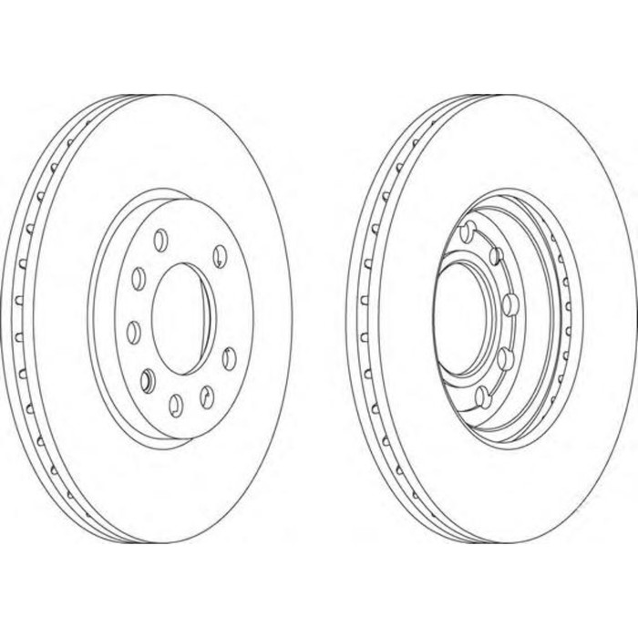 Диск тормозной FERODO DDF1042