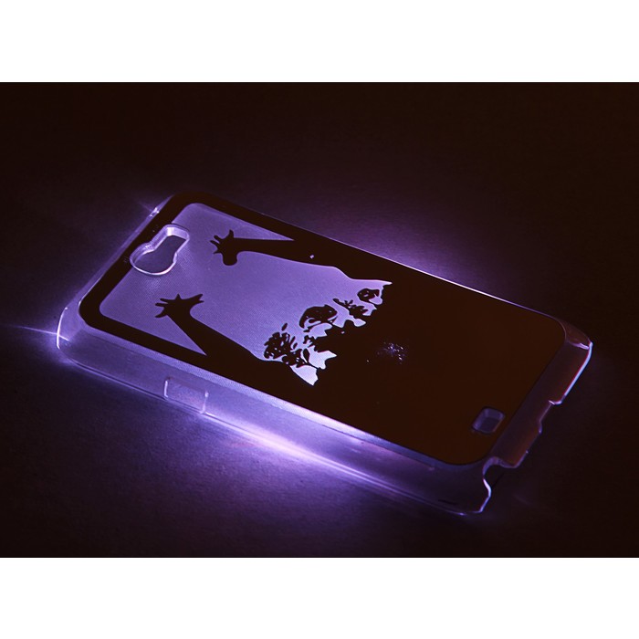 Чехол для задней панели Samsung Galaxy Note 2, 7100, с подсветкой &quot;Зеркальные&quot;, МИКС