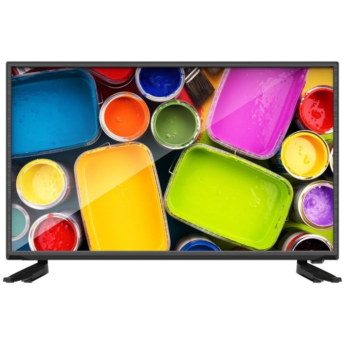 Телевизор Hartens HTV-43F011B-T2/PVR, LED, 43&quot;, черный