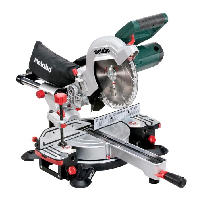 Пила торцевая Metabo KGS 216 М, 1500Вт, 5000 об/мин, диск 216х30мм, лазер, подсветка