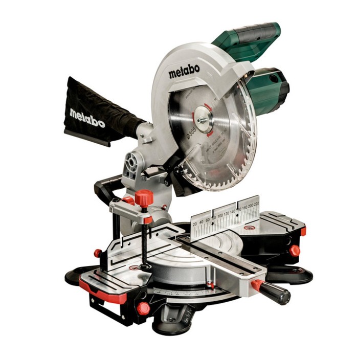 Пила торцевая Metabo KS305M, 2000Вт, 3700 об/м, диск 305х30мм, лазер, подсветка