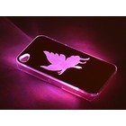 Чехол для задней панели Apple iPhone 4/4S, с подсветкой "Бабочка", МИКС