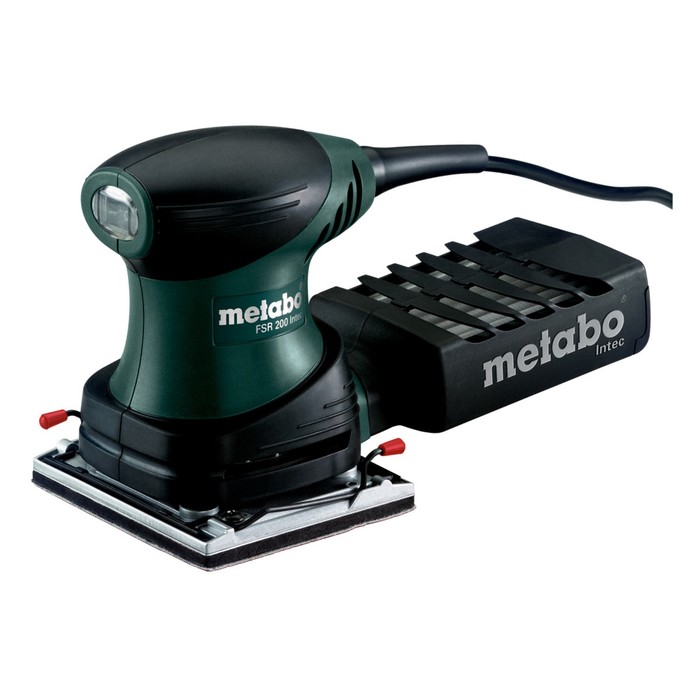 Шлифмашина плоская Metabo FSR 200 Intec, 200Вт, плита 114х102 мм, 24000об/мин, ампл-1.4мм