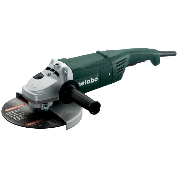 Угловая шлифмашина Metabo W2000, 2000Вт, 6600об/мин, 230мм, кабель 4м