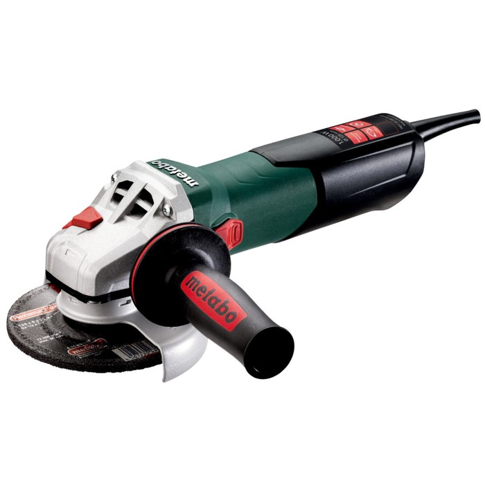 Угловая шлифмашина Metabo WЕV-10-125 Quick,1000Вт,2800-10500об/мин,125мм,муфта S-automatic