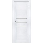 Комплект двери Мураками Ясень белый, белый лакобель 2000х700 - фото 394483