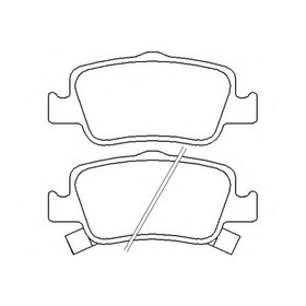 Колодки тормозные дисковые BREMBO P83080 2977233