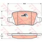Колодки тормозные TRW GDB1481 2941397 Колодки тормозные TRW GDB1481 2941397