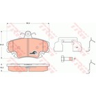 Колодки тормозные TRW GDB1634 2941444
