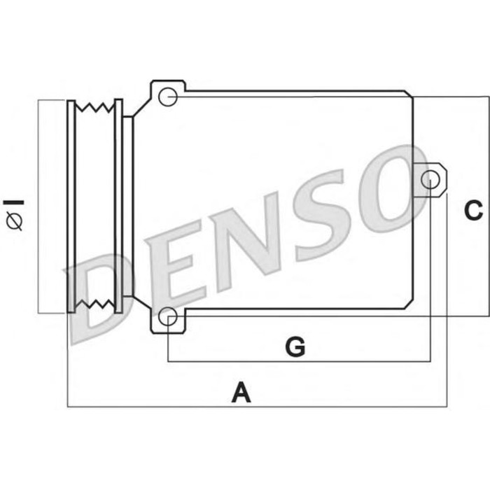 Компрессор кондиционера Denso DCP17109