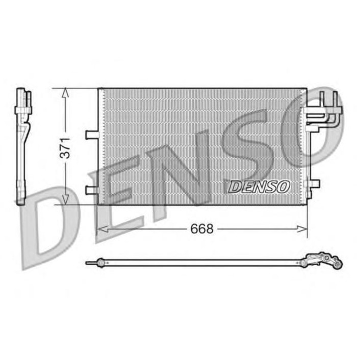 Радиатор кондиционера Denso DCN10007