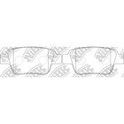 Колодки тормозные дисковые NIBK PN1239 2981751 - фото 65740