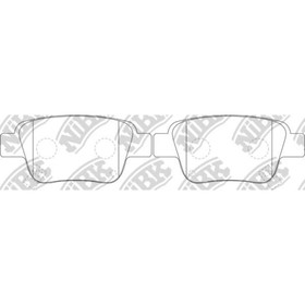 Колодки тормозные дисковые NIBK PN1239 2981751