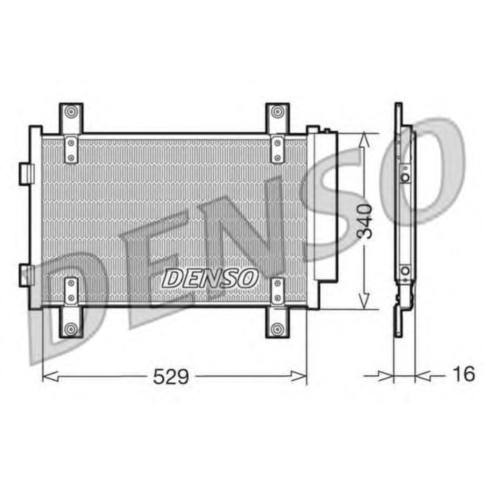 Радиатор кондиционера Denso DCN09049