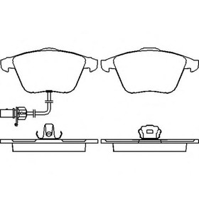 Колодки тормозные дисковые BREMBO P85084 2977762