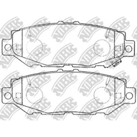 Колодки тормозные дисковые NIBK PN1363 2981876