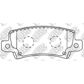 Колодки тормозные дисковые NIBK PN1827 2981944