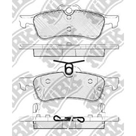 Колодки тормозные дисковые NIBK PN1840 2981957