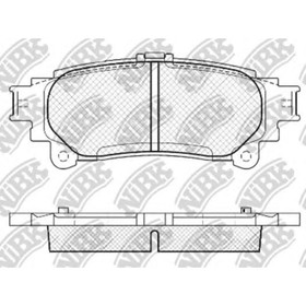 Колодки тормозные дисковые NIBK PN1846 2981972