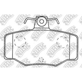 Колодки тормозные дисковые NIBK PN2214 2981990