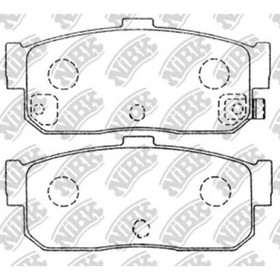 Колодки тормозные дисковые NIBK PN2224 2981993