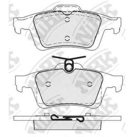 Колодки тормозные дисковые NIBK PN2702 2982032