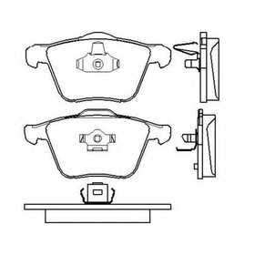 Колодки тормозные дисковые BREMBO P86018 2978009