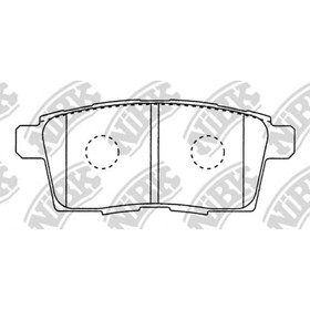 Колодки тормозные дисковые NIBK PN5814 2982236